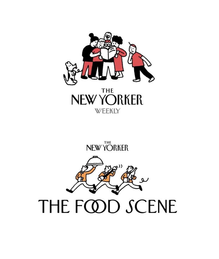 New Yorker spots: a joke in a few lines.